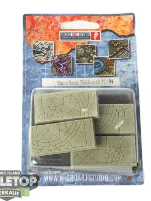 Bases - 4x Mosaic Bases 25x50mm - unbemalt - Jetzt sichern