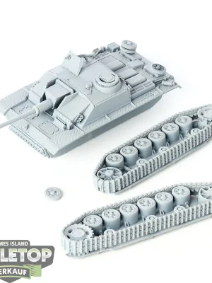 Bolt Action - Stug III ausf G or StuH-42 - grundiert - Sehr beliebt