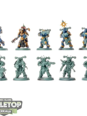 Abverkauf - Chaos Space Marines - 10x Chaos Space Marines - teilweise bemalt