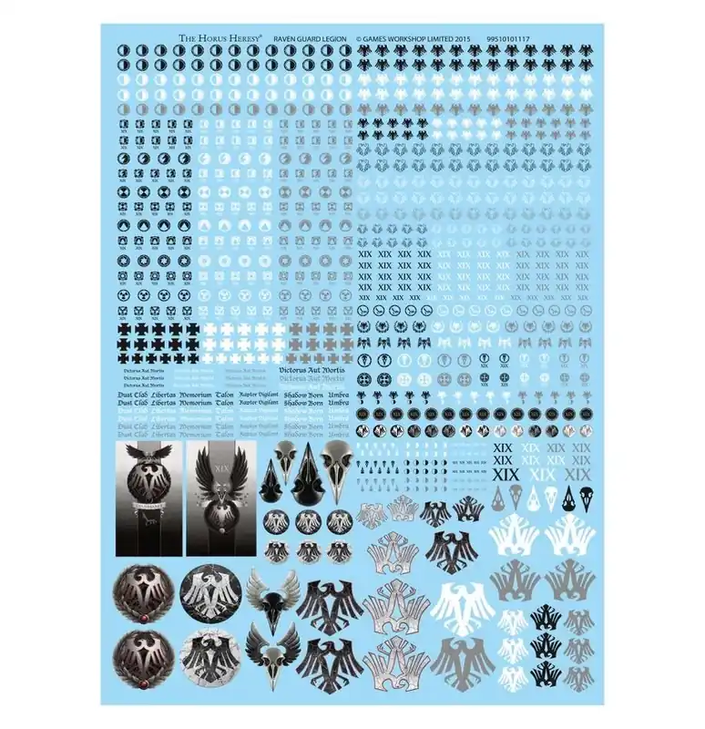 Raven Guard - Legion Transfer Sheet - Sehr beliebt