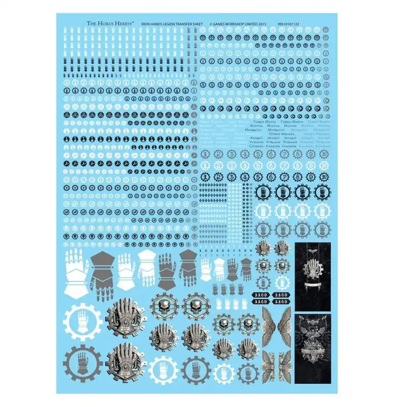Expresslieferung - Iron Hands - Legion Transfer Sheet
