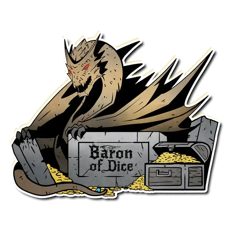 Beliebt | Baron of Dice - Premium Vinyl Stickers - Ancient Dragon