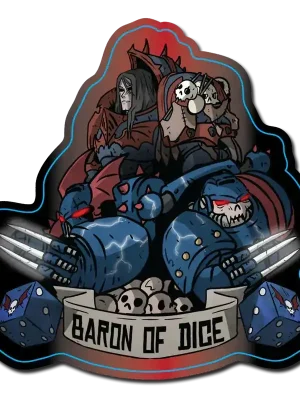 Baron of Dice - Premium Vinyl Stickers - Claws of Midnight - Nur heute