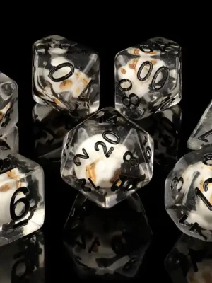 Baron of Dice - Bones & Bats RPG Dice Set (7 Pieces) | Sicher einkaufen