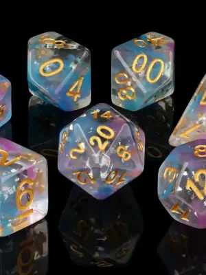 Baron of Dice - Amethyst RPG Dice Set (7 Pieces) | Letzte Stücke