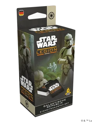 Star Wars Legion - Galaktische Republik Einheitenkarten-Set - Deutsch | Profi-Qualität