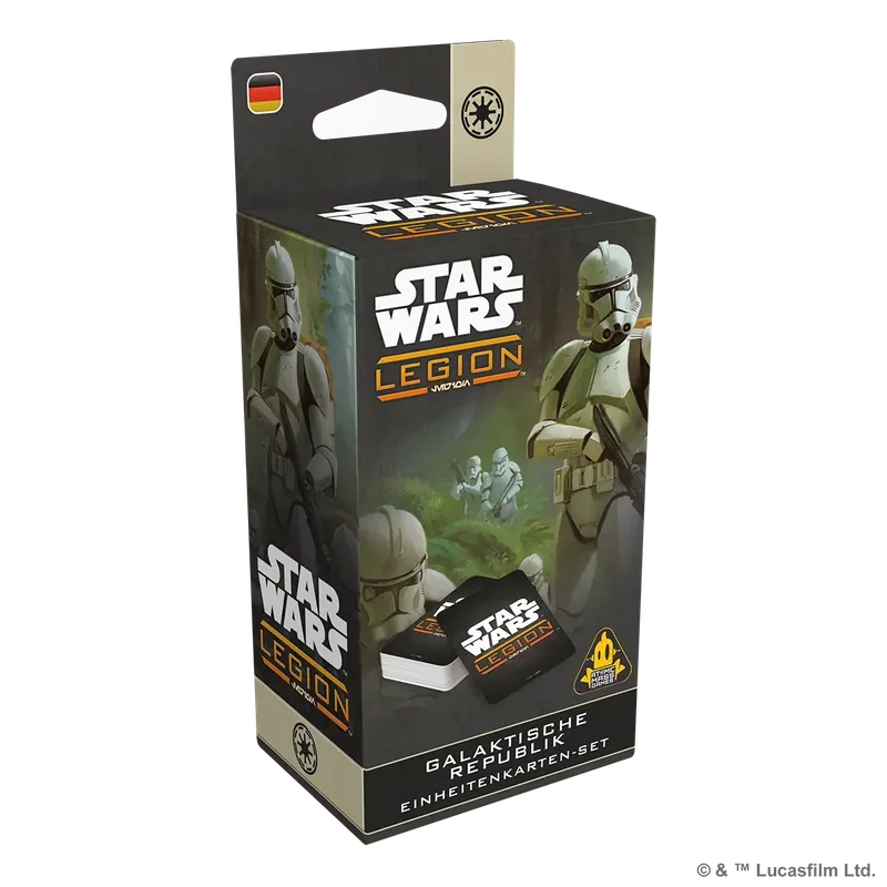 Star Wars Legion - Galaktische Republik Einheitenkarten-Set - Deutsch | Profi-Qualität