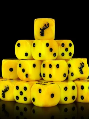 Baron of Dice - Stag 16mm Round Corner Dice (25) - Neu