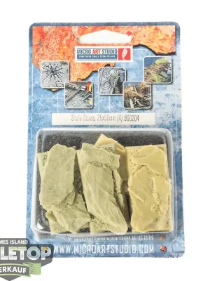 Kundenfavorit | Bases - 4x Shale Bases 25x50mm - Originalverpackt / Neu