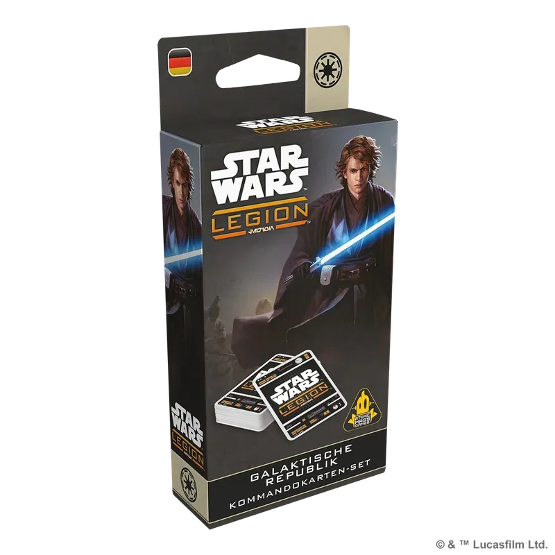 Star Wars Legion - Galaktische Republik Kommandokarten-Set - Deutsch | Hochwertig