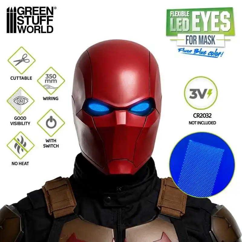 Green Stuff World - Flexible led eyes for mask - Blue | Günstig