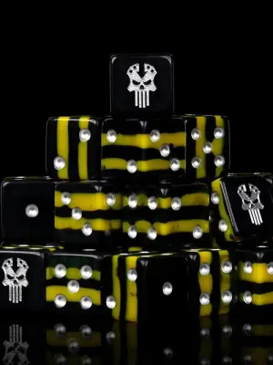 Baron of Dice - Steel Renegades 16mm Square Corner Dice (25) | Extra sparen
