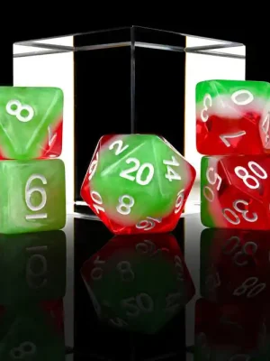 Baron of Dice - Summer Vibes RPG Dice Set (7 Pieces) - Begrenztes Angebot