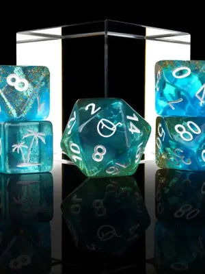 Baron of Dice - Beach Vibes RPG Dice Set (7 Pieces) | Werkspreis