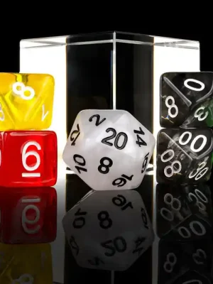 Baron of Dice - Cyber Combat RPG Dice Set (7 Pieces) | Preisvorteil