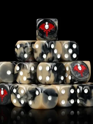 Baron of Dice - Necromancer 16mm Round Corner Dice (25) | Sale