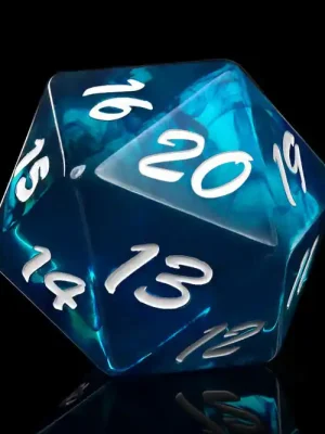 Baron of Dice - Big Ass D20 Lifecounter - Blue Island - Kundenliebling
