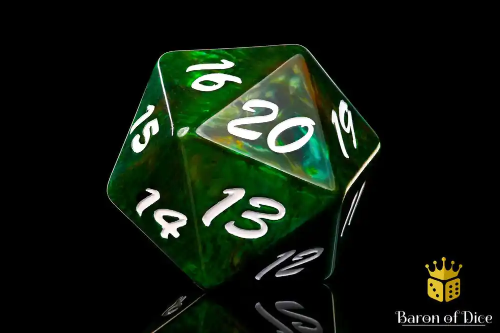 Top-Deal - Baron of Dice - Big Ass D20 Lifecounter - Green Nature