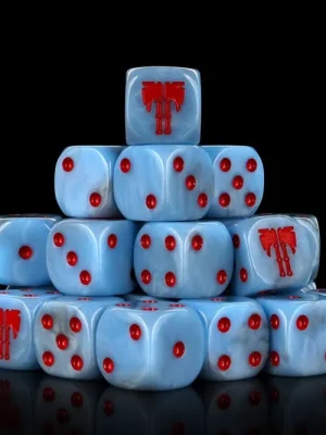 Baron of Dice - Double Axe 16mm Round Corner Dice (25) - Günstig