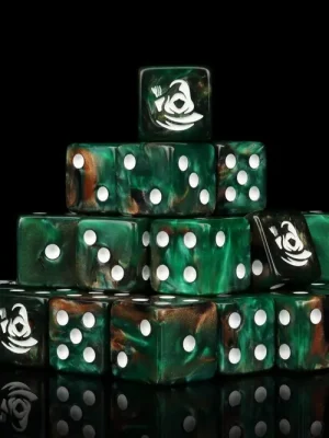 Jetzt kaufen | Baron of Dice - Forest Ranger 16mm Square Corner Dice (25)