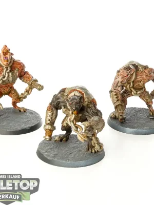 Miniaturen - 3x Infinite Legions - Armored Rat Brutes - bemalt | Letzte Stücke