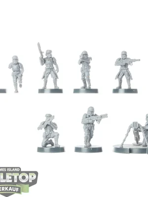 Galaktisches Imperium - 7x Imperial Shoretroopers - unbemalt | Sofort lieferbar