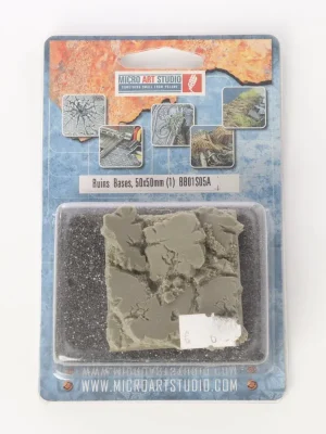 Bases - Ruins Bases, 50x50mm - im Gussrahmen - Preisknaller
