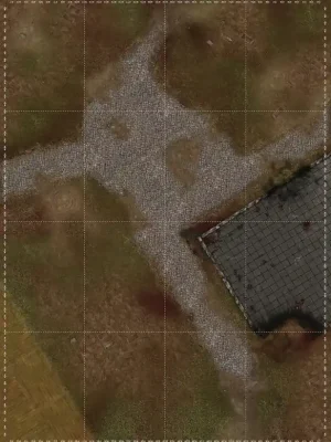 Endet bald - GameMat.eu - 44"x60" Age of Sigmar G-Mat Defiled Monastery