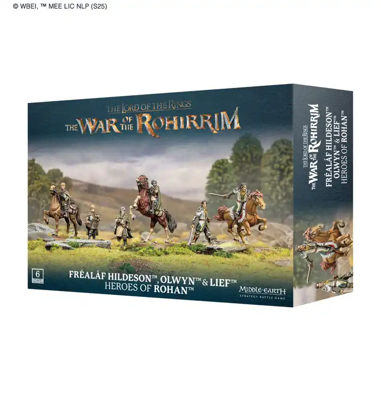 Middle Earth Tabletop - Fréaláf Hildeson, Olwyn & Lief, Heroes of Rohan | Hochwertig