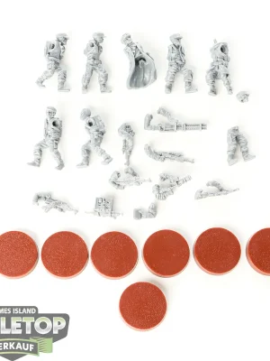 Top-Angebot - Rebellen - 7x Rebel Troopers - teilweise gebaut