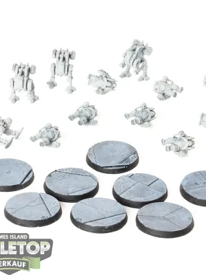 Zertifiziert | Legion Imperiales - Legions Imperialis Solar Auxilia Charonite Ogryn & Aethon Heavy Sentinels - grundiert