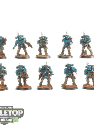 Abverkauf - Space Marines - 10x Infiltrator Squad - bemalt