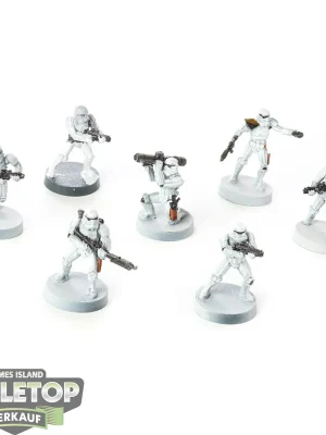 Galaktisches Imperium - 7x Stormtroopers - bemalt | Neu