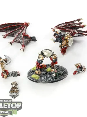 Zertifiziert | Blades of Khorne - Bloodthirster klassisch - bemalt