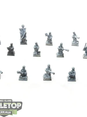 Scibor Miniatures - 12 x Strielecs Evil Dwarves - teilweise bemalt | Zertifiziert