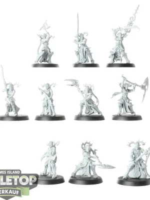 Abverkauf - Idoneth Deepkin - 10 x Namarti Thralls - grundiert