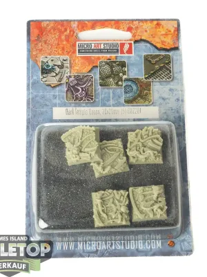 Bases - 5x Dark Temple Bases, 20x20mm - Originalverpackt / Neu | Deal