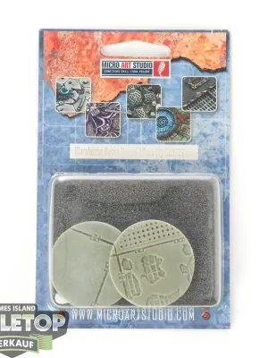 Bases - 2x Warehouse Bases, Round 40mmht Bases, Round 40mm - Originalverpackt / Neu | Zertifiziert