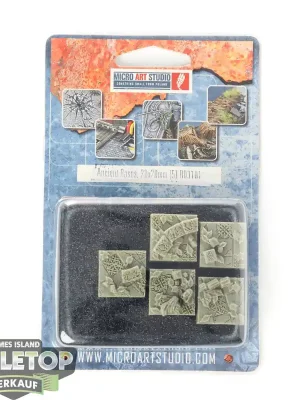Hohe Qualität | Bases - 5x Ancient Bases, 20x20mm - Originalverpackt / Neu