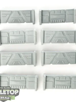 Nur wenige verfügbar - Star Wars Legion - 8 Barricades - unbemalt