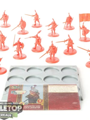 Lannister - 13 Lannister Guardsmen - unbemalt - Neue Ware