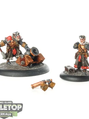 Aktionspreis - Khador - Winter Guard Mortar Crew - bemalt