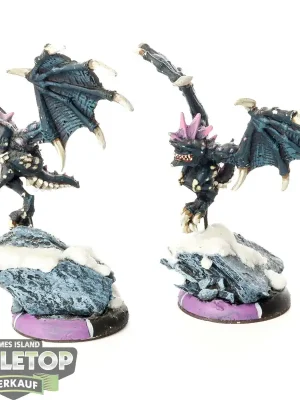 Beliebt - Legion of Everblight - 2 x Harrier - bemalt