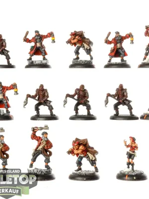 Abverkauf - Mercenaries - 14 x Press Gangers - bemalt