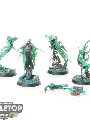 Abverkauf - Nighthaunt - 4 Myrmourn Banshees - bemalt