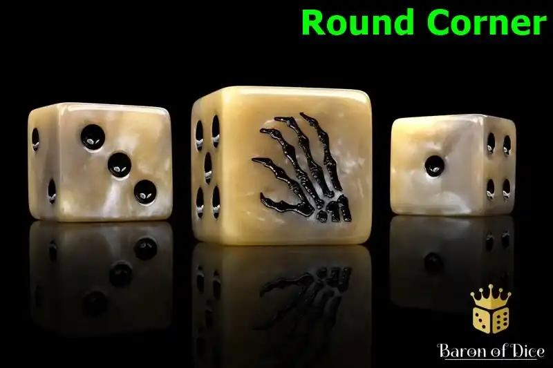 Kundenfavorit | Baron of Dice - Skeletons Rising 16mm Round Corner Dice (25)