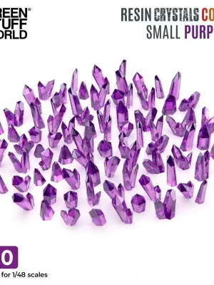 Versandbereit | Green Stuff World - PURPLE Resin Crystals - Small