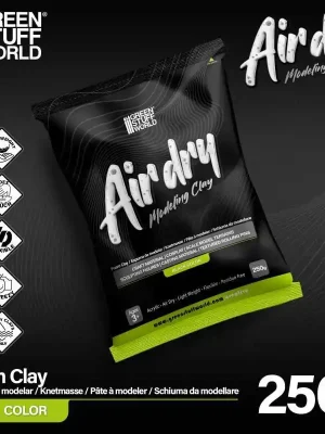 Angebot - Green Stuff World - Air Dry Foam Clay 250gr. - Black