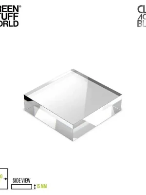 Premium-Qualität - Green Stuff World - Acrylic Display Block 80x80x15mm