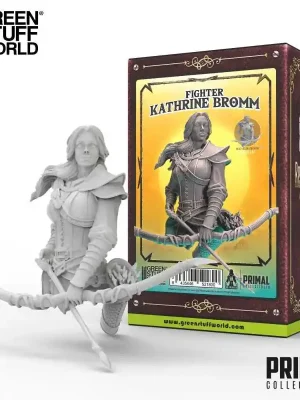Begrenzte Stückzahl - Green Stuff World - PRIMAL Collectibles - Fighter Kathrine Bromm